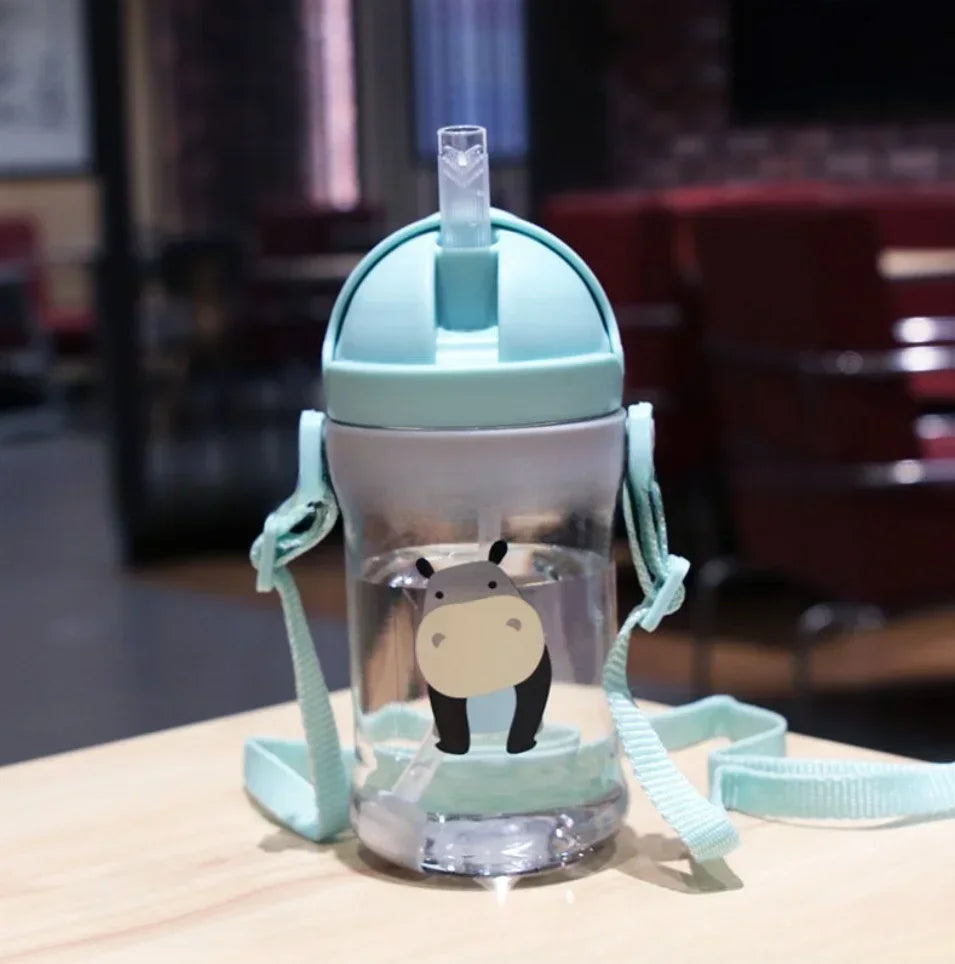 Gourde Bébé à Paille Motif Cartoon