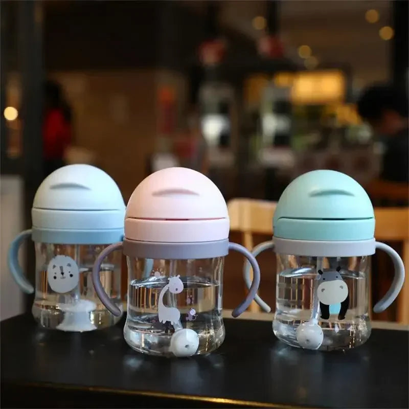 Gourde Bébé à Paille Motif Cartoon