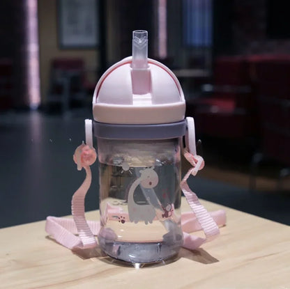 Gourde Bébé à Paille Motif Cartoon